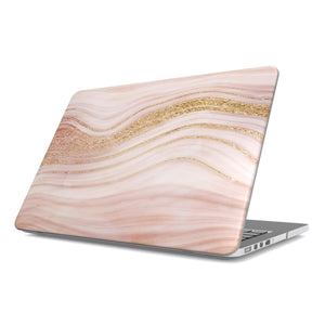 Golden Swirls MacBook Case