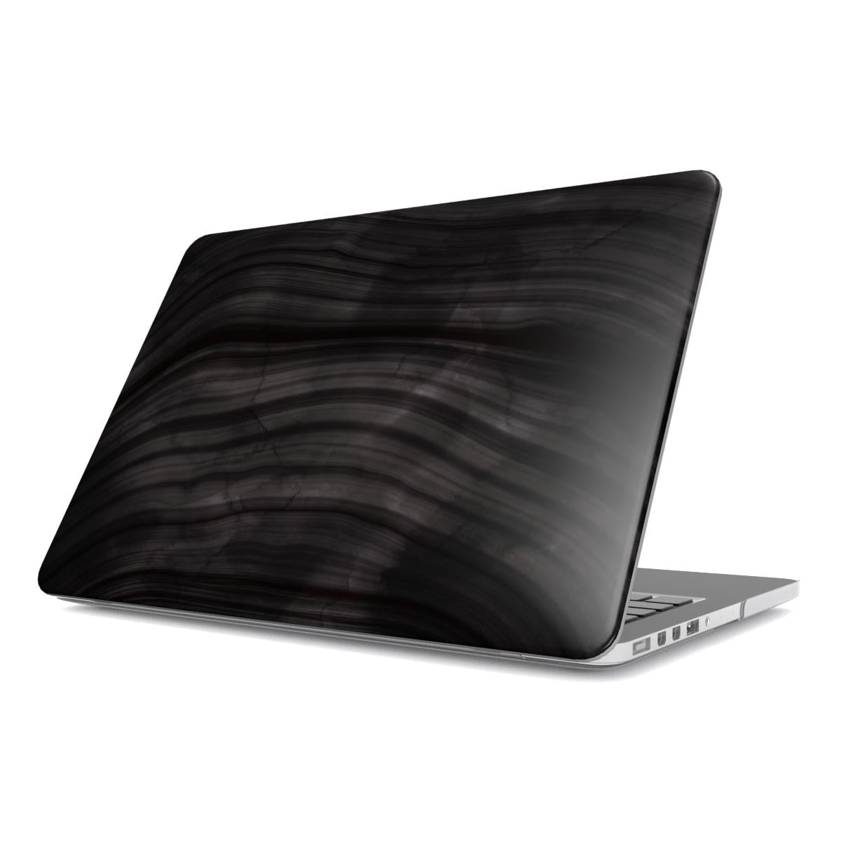 Elegant Black Wood MacBook Case